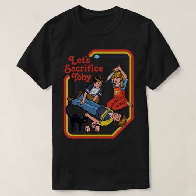 T-shirt Satan T-ShirtLet's Sacrifice Toby T-Shirt_by Steve (Design devant)
