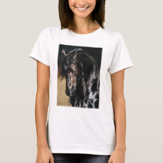 T-shirt Satin noir
