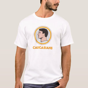 T-shirt satirique "Caucasians" - Bold State