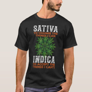 T-shirt Sativa Pour Changer Les Choses Que Je Peux Indique