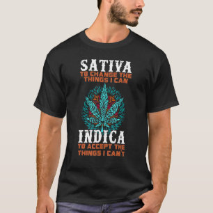 T-shirt Sativa Pour Changer Les Choses Que Je Peux Indique