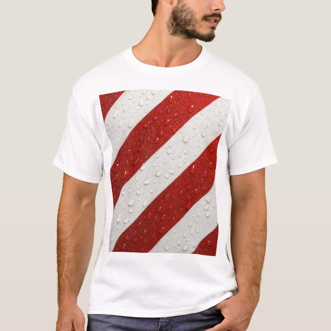 T-shirt Saturated Stripes (Devant)