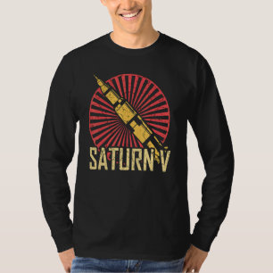 T-shirt Saturn V lanceur de fusée Space American Spac