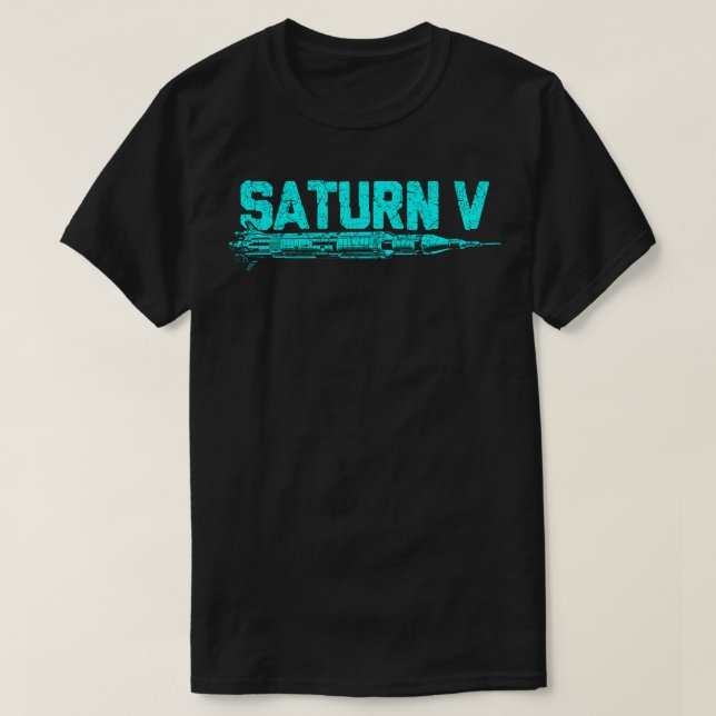 T-shirt Saturn V Rocket 8 (Design devant)