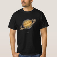 Saturne artistique avec anneaux vibrants