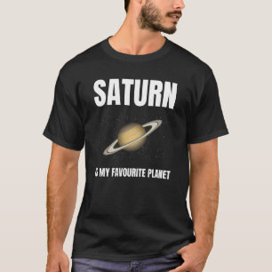 T-shirt Saturne est ma planète préférée