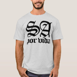 T-shirt SATX POR VIDA 210 pour le vieux noir anglais de la
