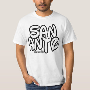 T-shirt SATX POR VIDA San Anto - noir et blanc
