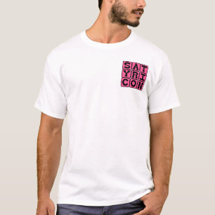 T-shirt Satyricon, fiction latine