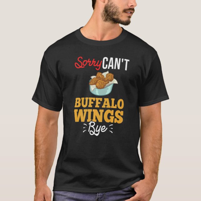 T-shirt Sauce à ailes chaudes au poulet frit de Buffalo 3 (Devant)