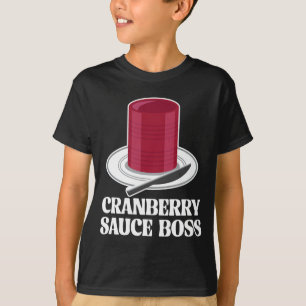 T-shirt Sauce De Canneberge En Conserve De Thanksgiving Bo
