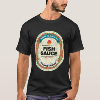 T-shirt Sauce de poisson drôle Sushi japonais Conditionnem