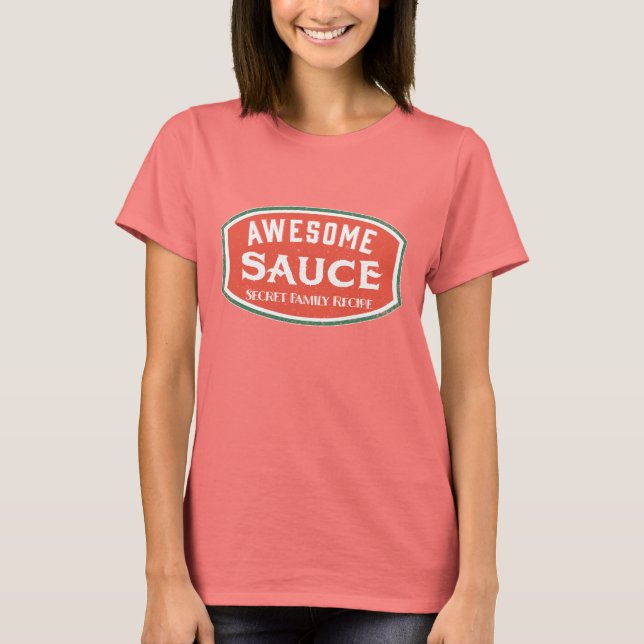 T-shirt Sauce géniale (Devant)