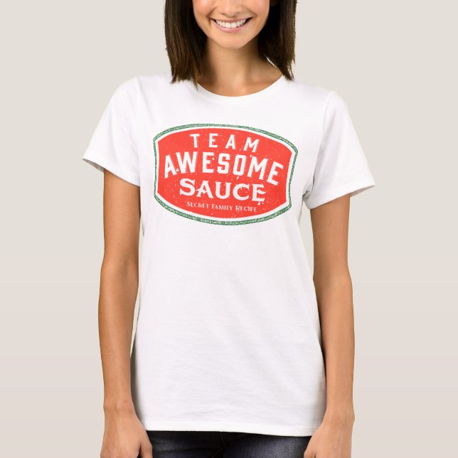 T-shirt Sauce géniale (Devant)
