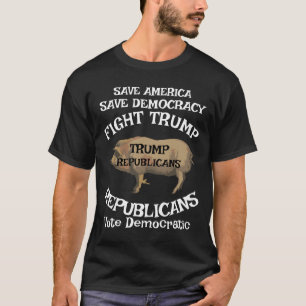 T-shirt Sauce Liaison Trump Républicain