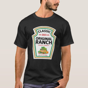 T-shirt Sauce Ranch Salade verte Dressing Costume d'Hallow