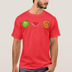 T-shirt Sauce rouge chou Kimchi