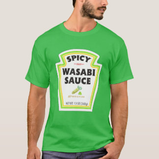 T-shirt Sauce Wasabi épicée Halloween Costume Coup de cont