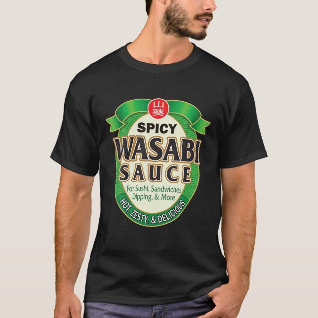 T-shirt Sauce Wasabi Paste Sauce Hot Spicy Sushi Sashimi H (Devant)