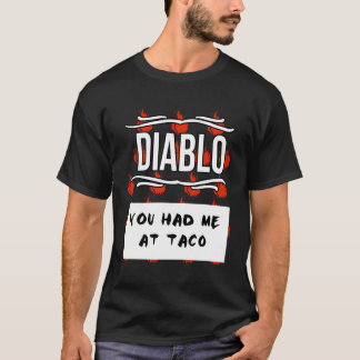 T-shirt Sauces Chaudes Halloween Sauce Diablo Vous M'Avez