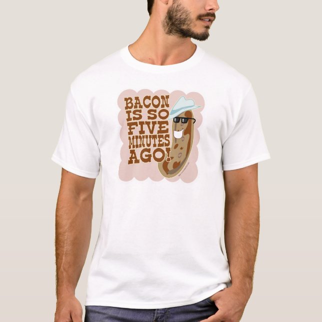 T-shirt Saucisse contre le lard (Devant)