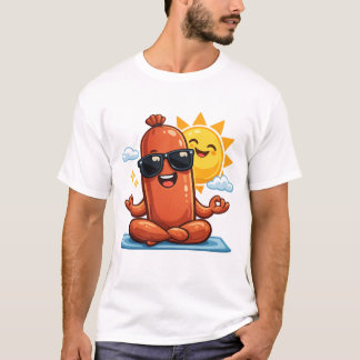 T-shirt Saucisse de Yoga