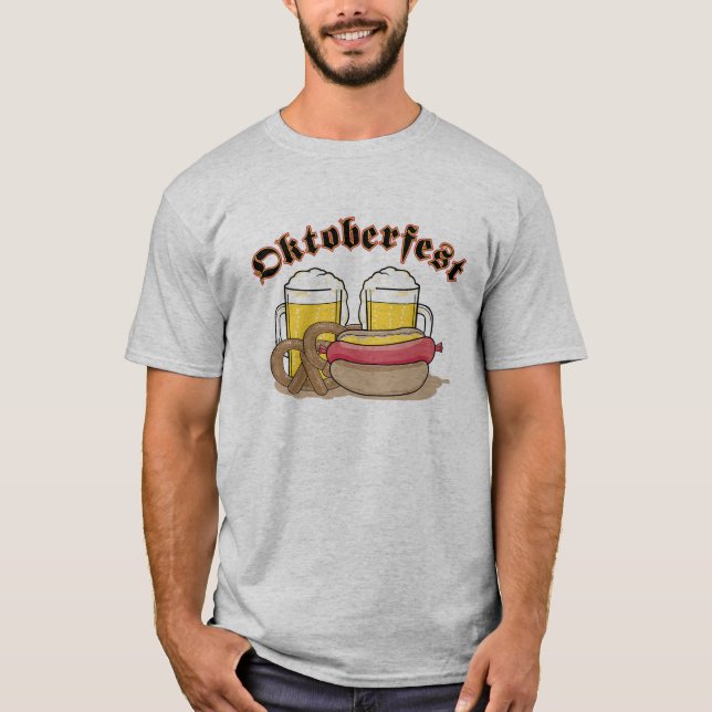 T-shirt Saucisse d'Oktoberfest (Devant)