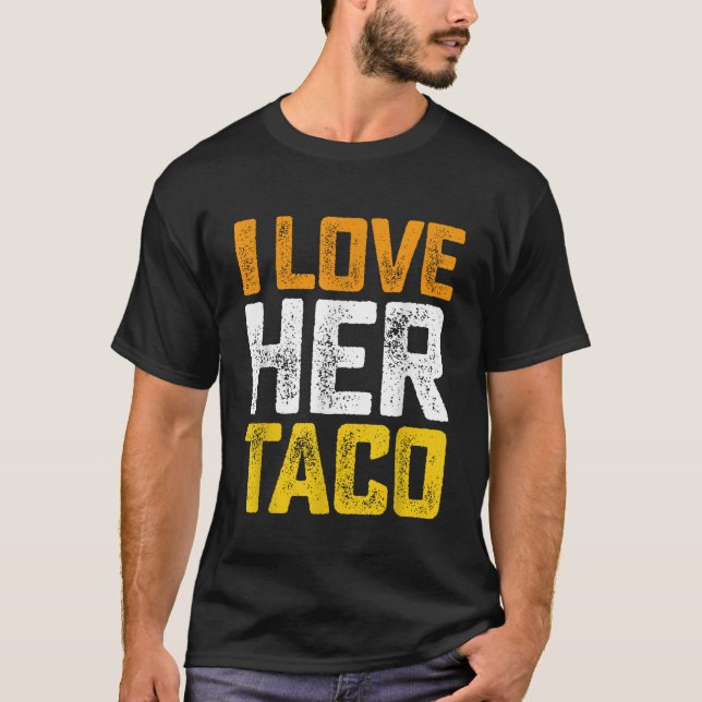 T-shirt Saucisse Taco Correspondant Couple Costumes Hallow (Devant)