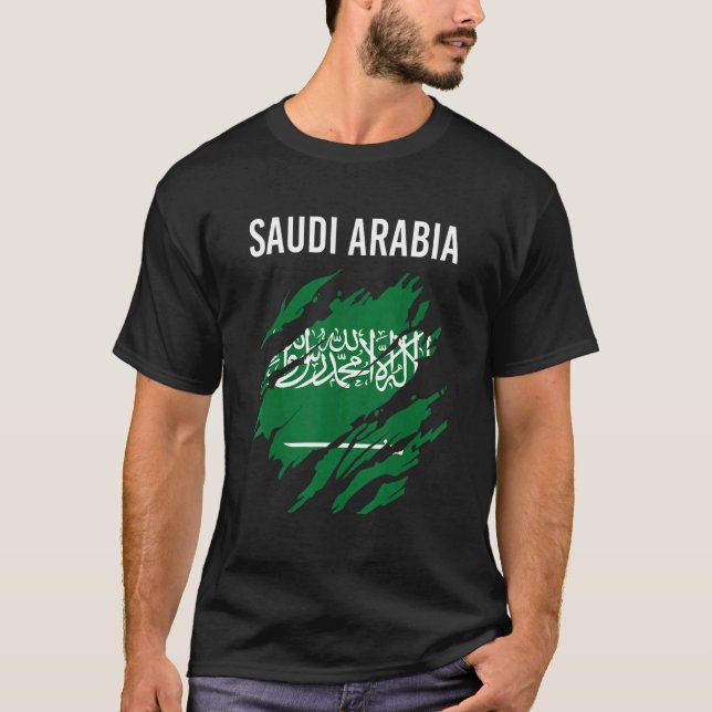 T-shirt Saudi Arabia Flag (Devant)