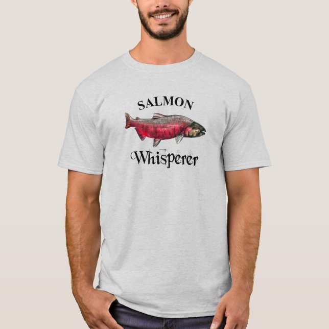T-shirt saumon Whisperer Light (Devant)