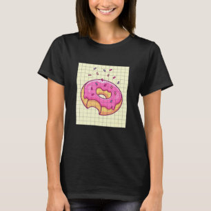 T-shirt Saupoudrer rose Doughnut Foie Alimentation