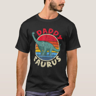 T-shirt Saurus Daddy I Brachiosaurus Diplodocus I Family M
