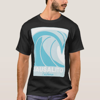 T-shirt Sausalito Beach Californie Océan Pacifique CA Cras