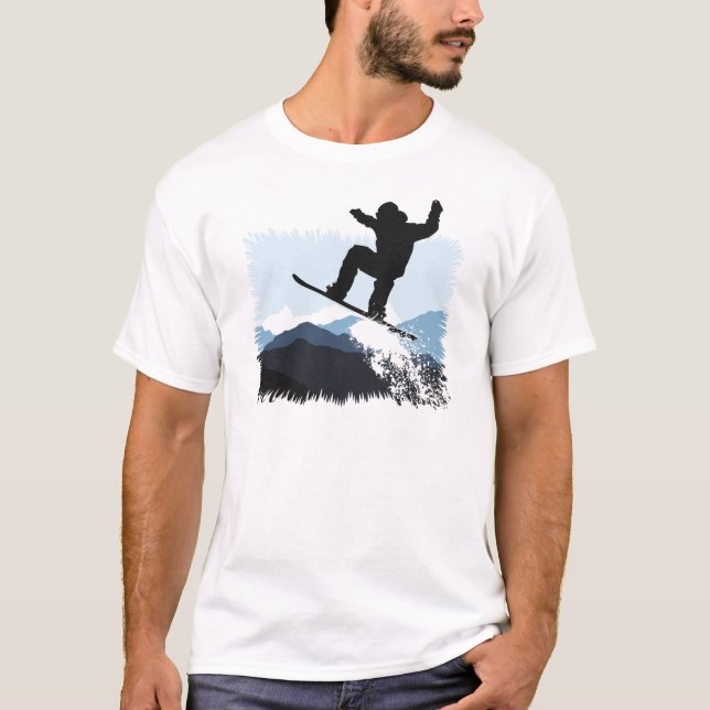 T-shirt Saut à neige (Devant)