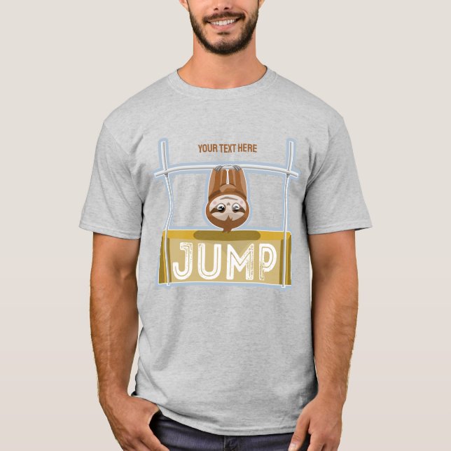 T-shirt Saut de la fente haute (Devant)