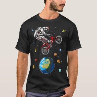 T-shirt Saut de vélo d'astronaute