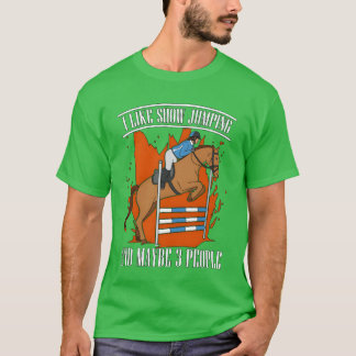 T-shirt Saut d'Obstacles J'Aime le Saut d'Obstacles l'Équi