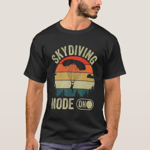 T-shirt Saut en parachute Base Jumping Parachute Mode Sau