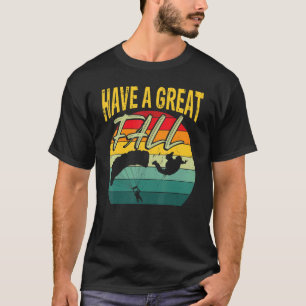 T-shirt Saut en parachute et parapente drôle en automne