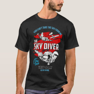 T-shirt Saut en parachute Garder son calme Allez sauter en
