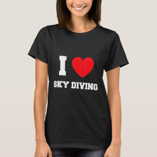 T-shirt Saut en parachute J'aime le saut en parachute
