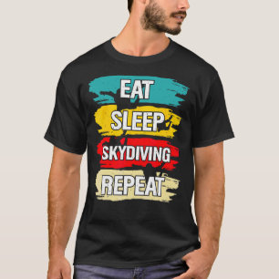 T-shirt Saut en parachute pour hommes femmes parachutiste 