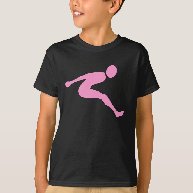 T-shirt Saute longue - rose (Devant)