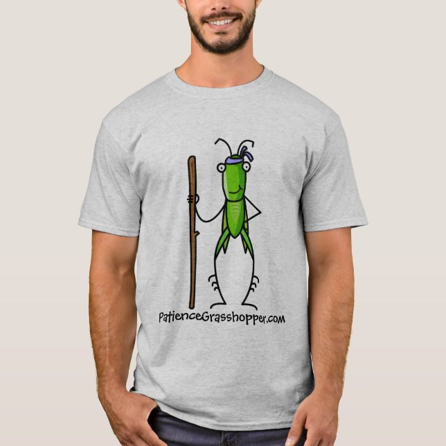 T-shirt Sauterelle de la patience avec le personnel (Devant)