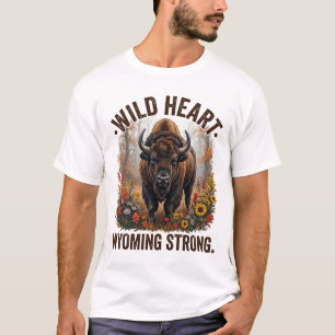 T-shirt Sauvage au cœur Wyoming Fort