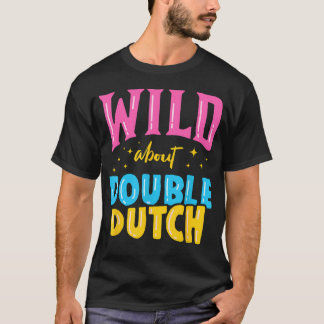 T-shirt Sauvage de Double Saut de Corde à Sauter