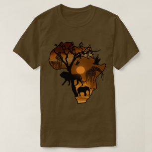 T-shirt sauvage de la vie