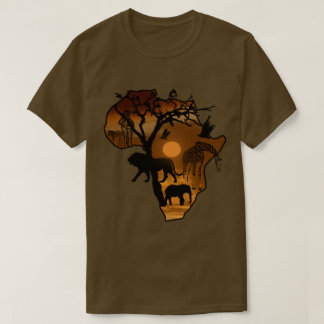 T-shirt sauvage de la vie