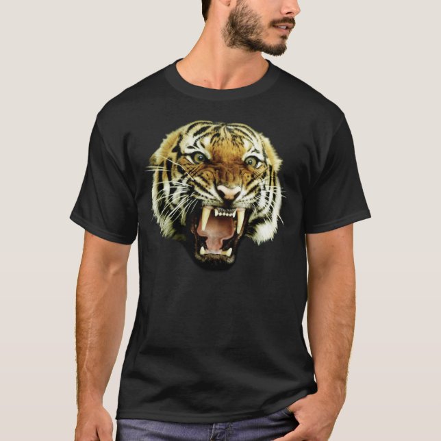 T-shirt Sauvage de tigre (Devant)