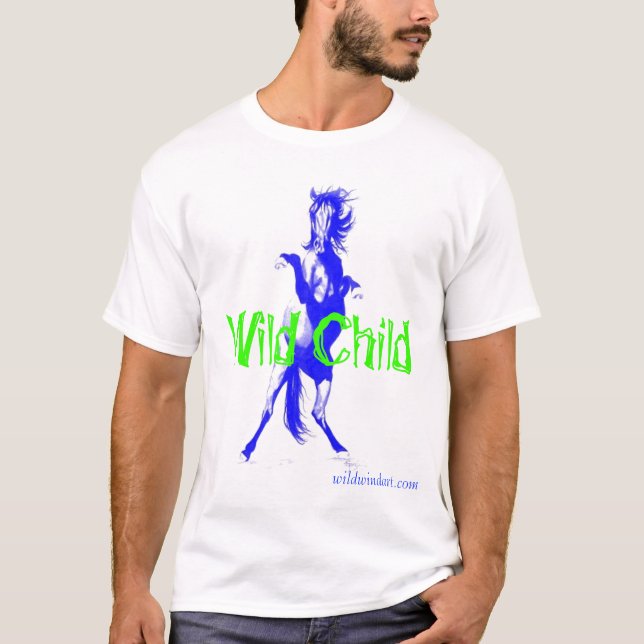 T-shirt sauvage d'enfant (Devant)